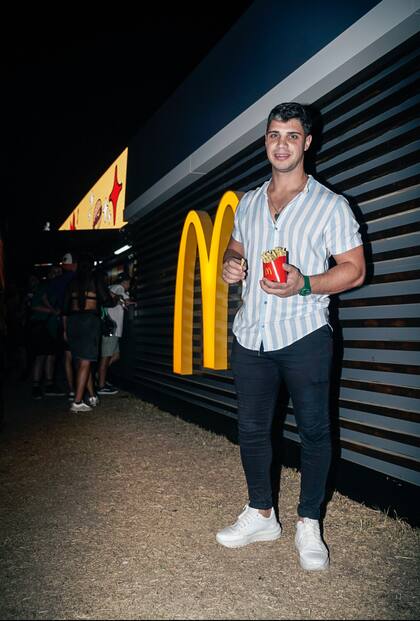 El Conejo también disfrutó de Lollapalooza Argentina