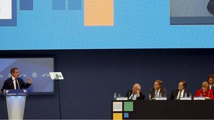 El congreso de dos días del Partido Popular Europeo (PPE) fue escenario del lanzamiento de Rajoy con sus amigos europeos