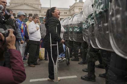 El Congreso fue el lugar que concentró la mayor cantidad de marchas por la ley de Discapacidad