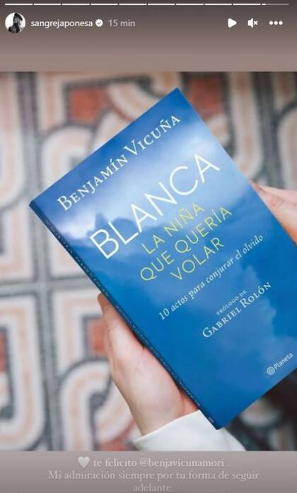 El conmovedor mensaje de la China Suárez a Benjamín Vicuña antes del estreno del libro que escribió en honor a Blanca