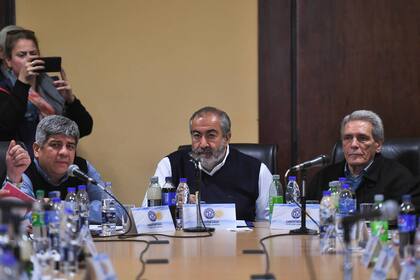 El consejo directivo de la CGT se reunió hoy en el cuarto piso del edificio de Azopardo