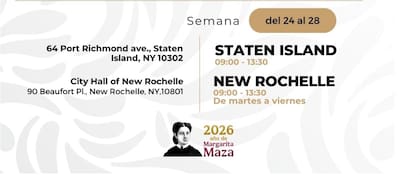 El Consulado de México prepara dos jornadas con sus unidades móviles para la última semana de febrero en Nueva York (X/@ConsulMexNuy)