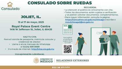 El Consulado Sobre Ruedas anuncia sus convocatorias mediante sus redes sociales