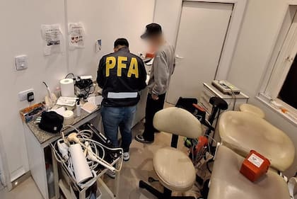 El consultorio del bario de Monte Castro donde atendía el falso médico