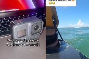 Encontraron una cámara en el mar y un archivo en ella los dejó sin palabras