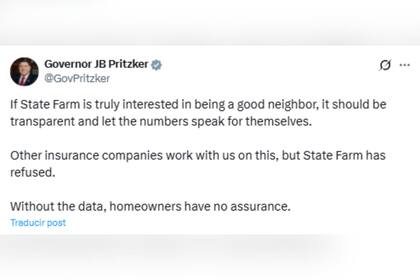 El contundente mensaje del gobernador del estado para la aseguradora