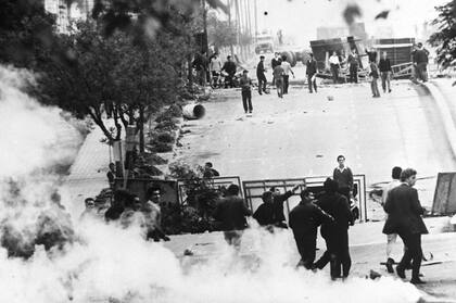 Durante las manifestaciones hubo varios muertos y decenas de heridos