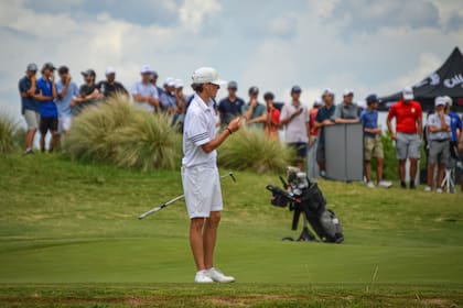 El cordobés Bautista Gabioud, en acción