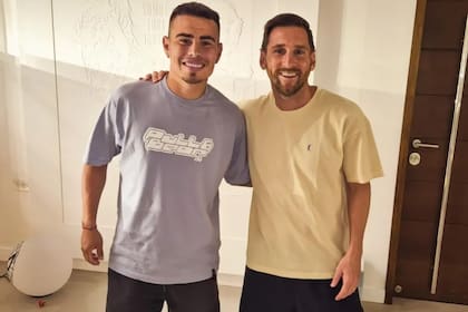 El cordobés, en un encuentro reciente con Lionel Messi