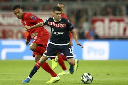 El cordobés Mateo García jugó los 90 minutos en el Estrella Roja de Belgrado