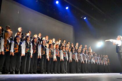 El Coro Kennedy, en plena función