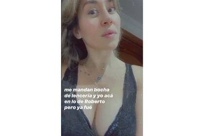 El corpiño de encaje negro que lució Jimena Barón en las últimas horas