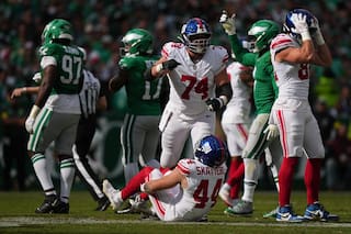 El corredor novato de Giants Cam Skattebo se somete a cirugía tras dislocarse el tobillo ante Eagles