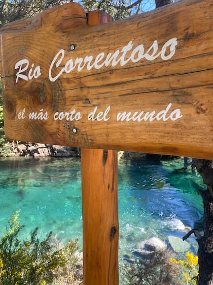 El Correntoso es el río más corto del mundo.