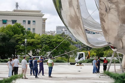 El costo total del arreglo de la Floralis fue de $ 1.432.491.613, según informaron fuentes de la Ciudad