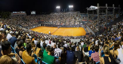 El court central del Río Open, el único ATP 500 de la gira sudamericana