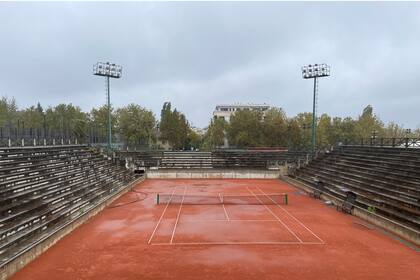 El court principal del emblemático Teniski Klub Partizan, de la capital serbia, en el que Djokovic jugó durante muchos años