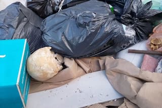 Estupor por un macabro hallazgo en un contenedor de residuos