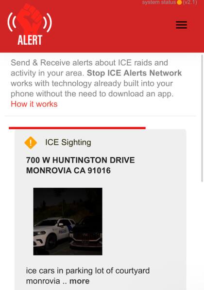 El creador de StopICE destaca que el sitio web está programado de tal forma que se complementa con tecnologías presentes en los dispositivos móviles