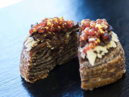 El cronut con caviar de Dum Dum Donutterie en Londres se vende por US$2000