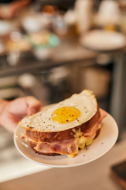El Croque Madame, un clásico del lugar