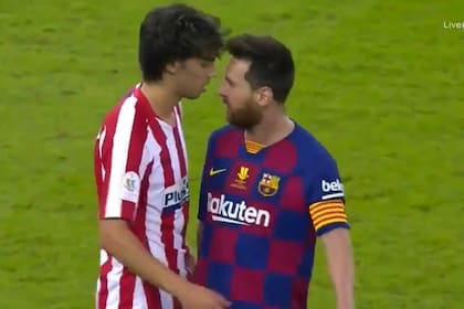 El cara a cara de Messi y Joao Félix