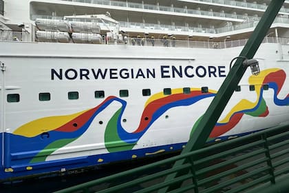 El crucero en el que viajaba la familia (foto de Joshua Gault)