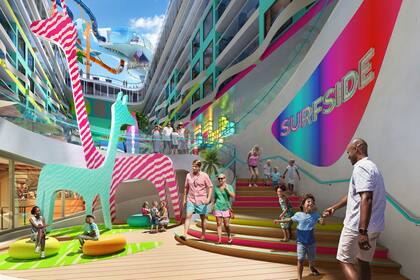 El crucero hará su debut en enero de 2024.