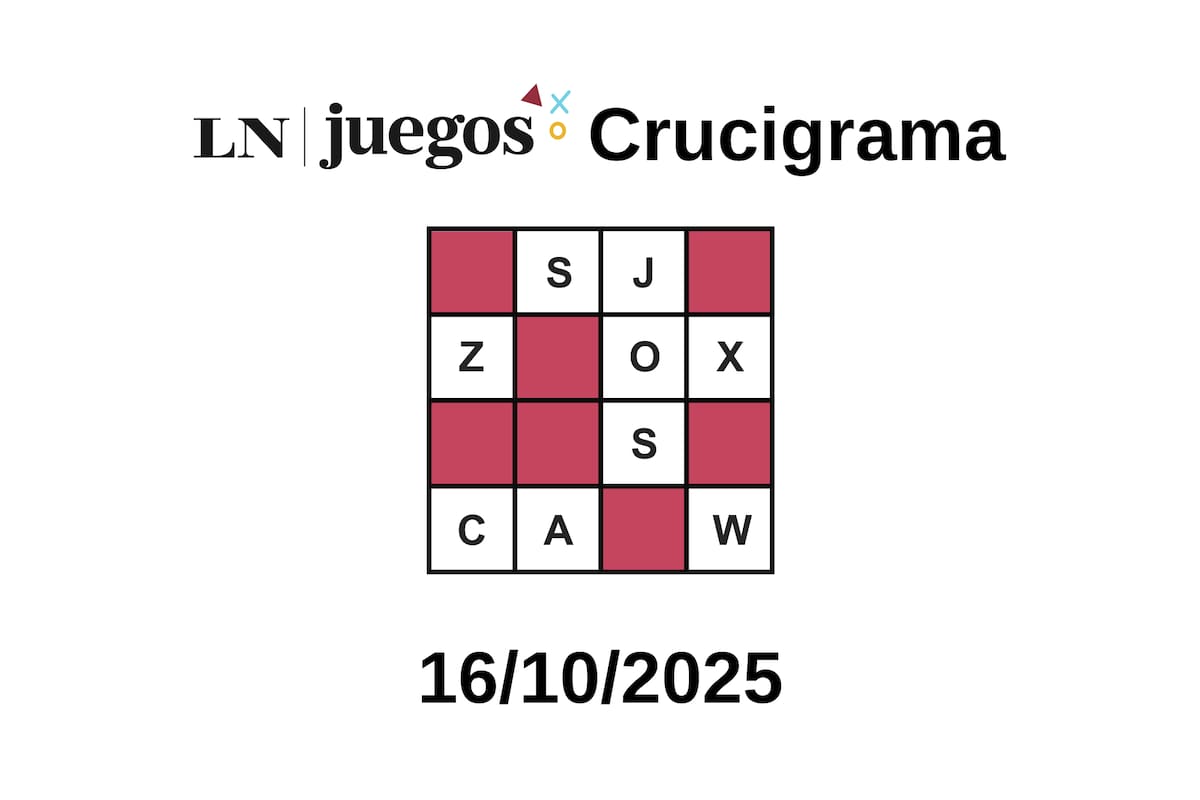 Las respuestas al crucigrama del 16 de octubre de 2025