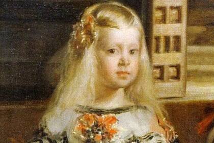 La infanta Margarita, hija del rey Felipe IV y Mariana de Austria