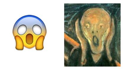 El cuadro expresionista de Munch inspiró un emoji y también al protagonista de la película Scream.