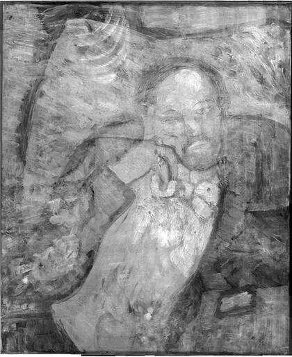 El cuadro La habitación azul de Pablo Picasso sometida a rayos infrarrojos ha mostrado bajo la pintura conocida otra muy diferente