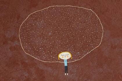 El cuadro Mundo chango que le obsequiaron a Chango Spasiuk