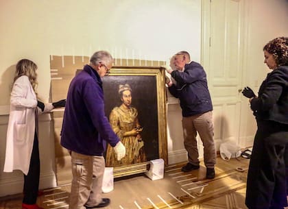 El cuadro robado por el nazismo y encontrado en Mar del Plata quedó alojado en el Palacio de Tribunales, en custodia de la Corte Suprema