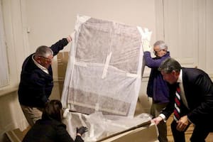 El cuadro robado por el nazismo y encontrado en Mar del Plata quedó alojado en el Palacio de Tribunales, en custodia de la Corte Suprema