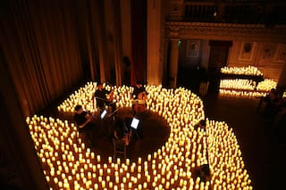 Música en vivo, como se escuchaba hace doscientos años, a la luz de las velas