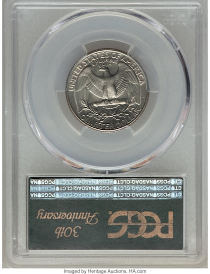 El cuarto de dólar tiene un detalle en particular que aumenta su valor en el mercado de subastas