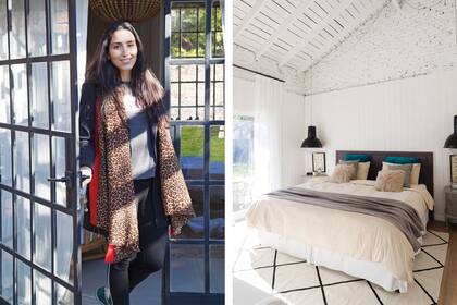 El cuarto en blanco tiene una aire relajado y playero. Es lo que se busca: crear climas serenos que nos hagan viajar con la mente a lugares queridos y placenteros.