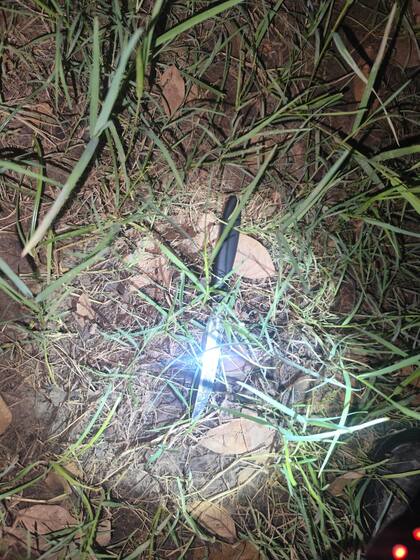 El cuchillo que secuestró la Policía