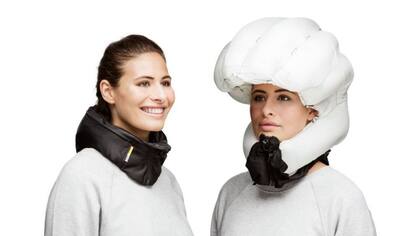 El cuello-airbag de Hövding para ciclistas