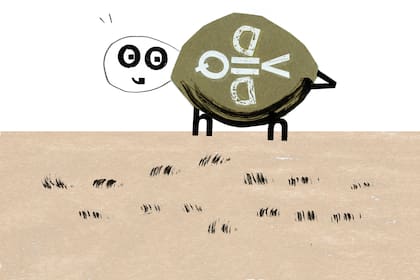 El cuento "Tortugas y cronopios" ilustrado por Isol.