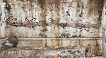 El cuerpo del difunto perteneció al patriarca de una familia y los restos están mineralizados