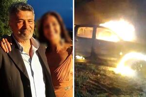 El cuerpo del médico veterinario Eduardo Ashworth fue rescatado dentro del vehículo que sucumbió antes las llamas