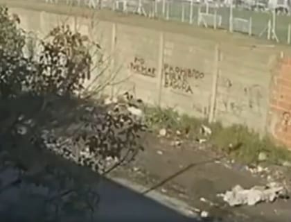 El cuerpo fue dejado dentro de una frazada