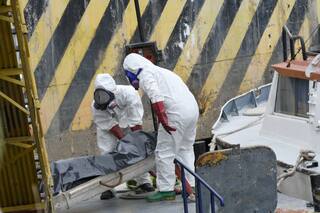 Hallan el cuerpo de un hombre flotando en el Riachuelo, a la altura de La Boca