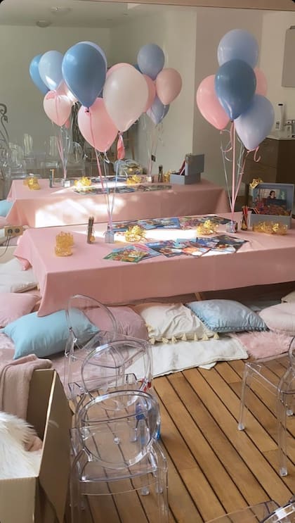 El cumpleaños tuvo como temática a las princesas de Disney. Crédito: Instagram