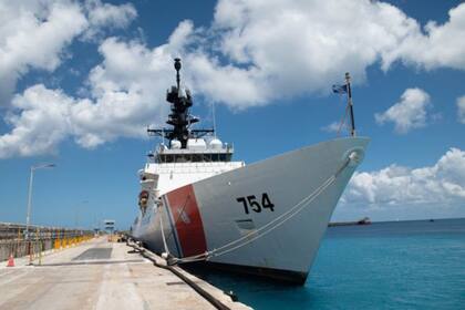 El Cutter James llegó a la Argentina para realizar actividades de entrenamiento