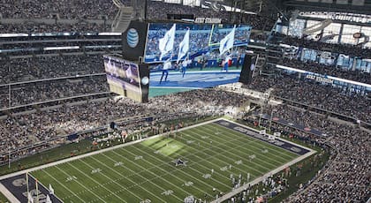 El Dallas Stadium tiene tecnología de vanguardia y dos de las pantallas de alta definición más grandes del mundo (Visit The USA)