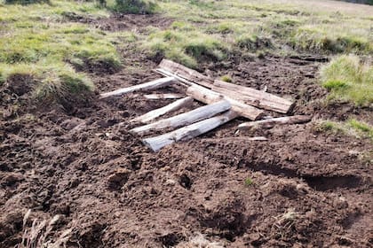 El daño producida en zona de turberas