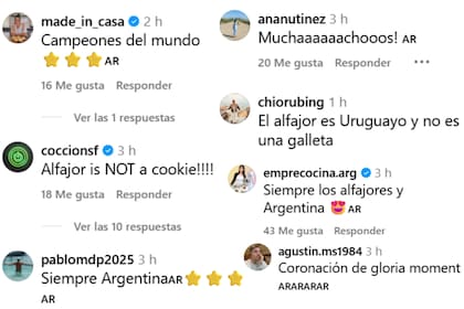 El debate en los comentarios en la publicación de Taste Atlas